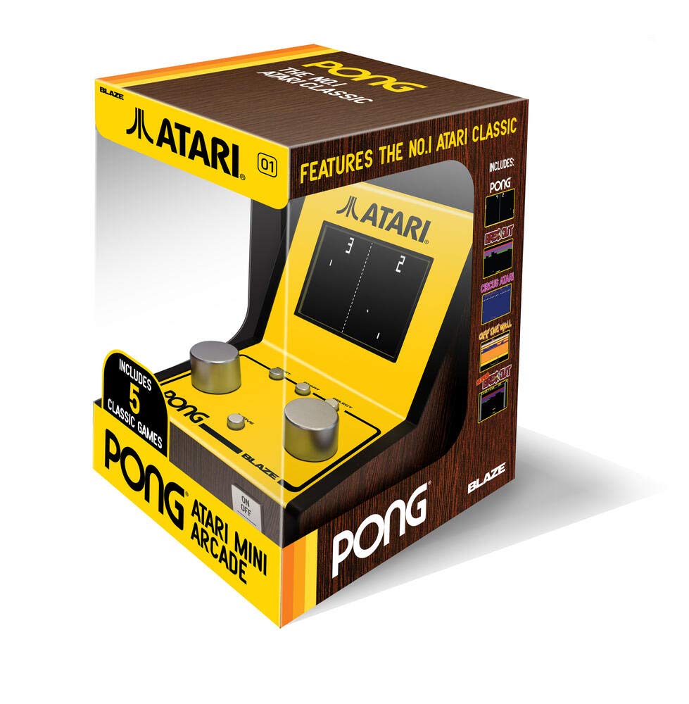 Atari Pong Mini Arcade (with 5 retro games) (Electronic